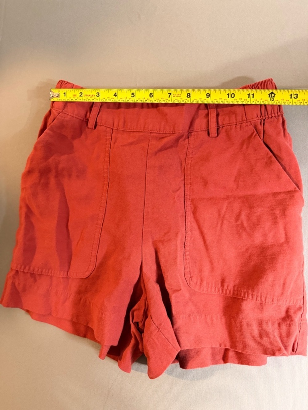 A New Day Women’s High-Rise Pull On Shorts In Terracotta Color Size XS - Picture 4 of 7